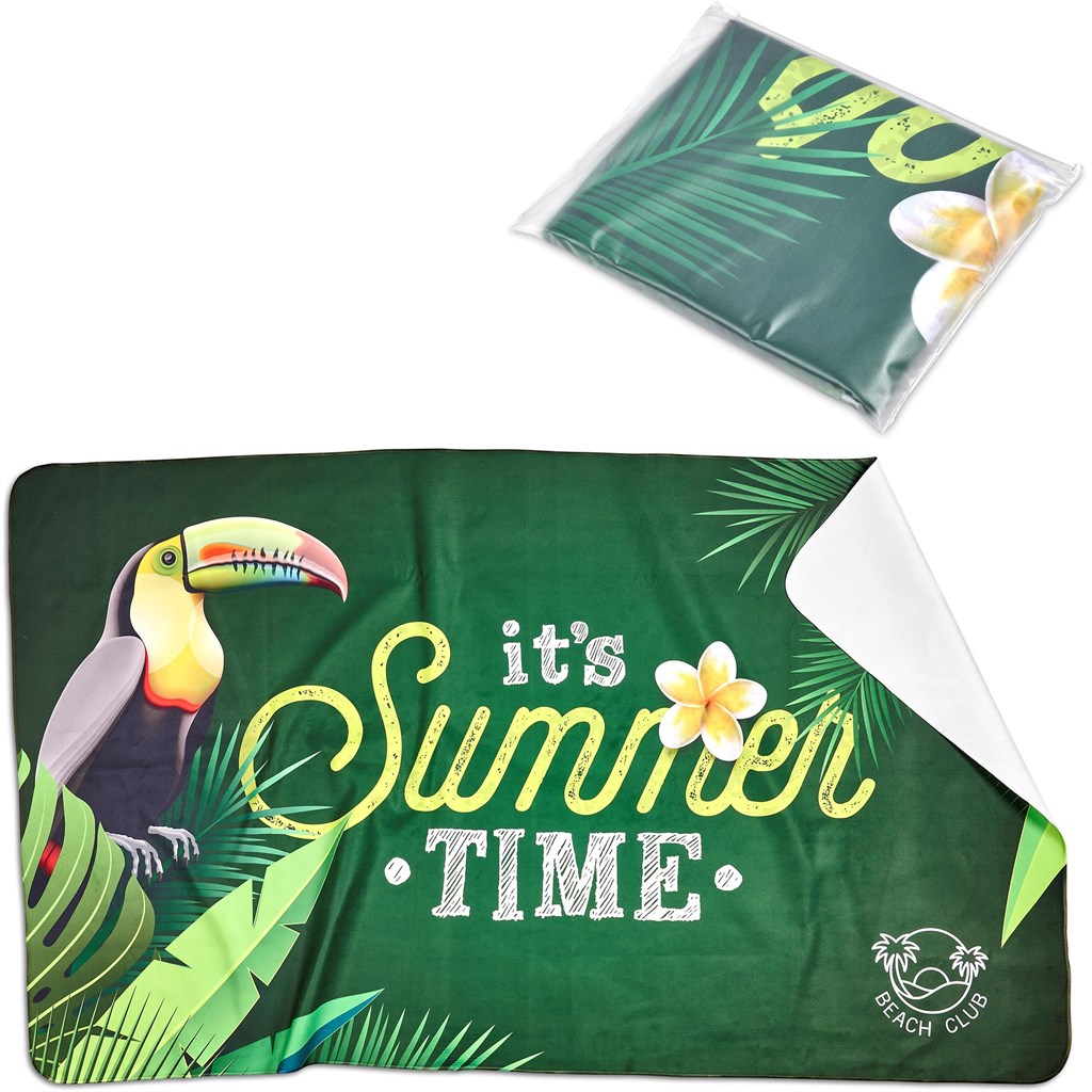 Pre-Printed Sample Hoppla Hula Beach Towel - Single Sided Branding